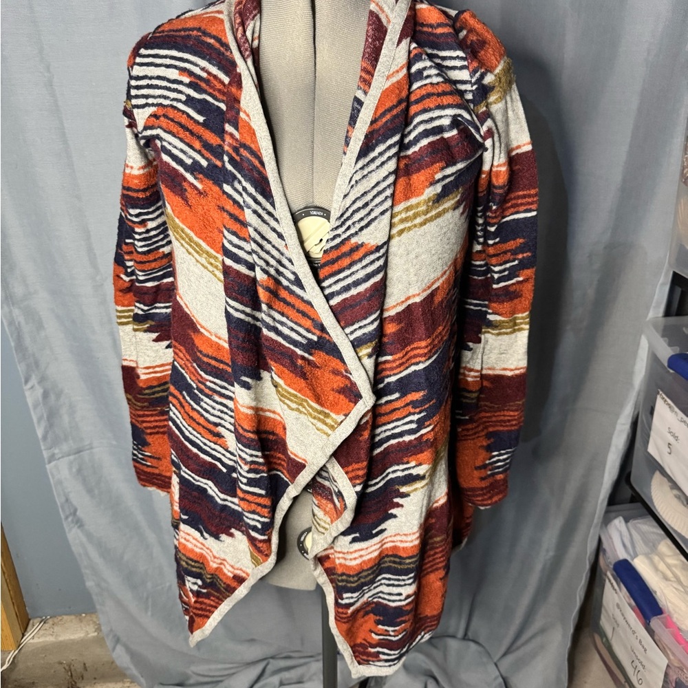 Lucky Brand Vibrant Patterned Cardigan